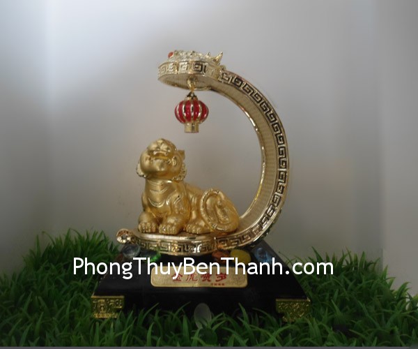 ho long den b75 Hổ vàng bột đá Hồng Kông hợp bản mệnh Dần B075
